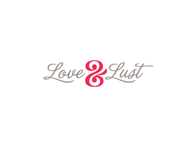 Love & Lust (animated) ampersand logo love lust script