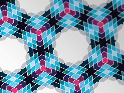 Dropbox Moorish Style Pattern Wallpaper