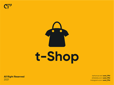 t-shop logo concept