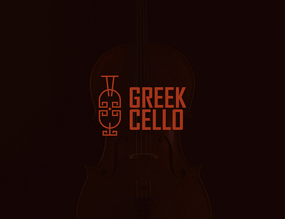 Greek Cello brand identity branding branding design cello design flat greek icon logo logo design logo designer minimal vector