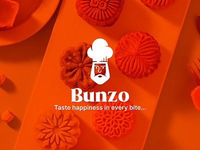 Bunzo brand identity branding branding design chef cook design food graphic design icon logo logodesign logodesigner restaurant vector