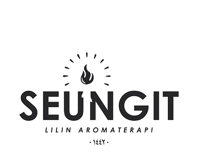 lilin seungit design graphic logo logotype photoshop