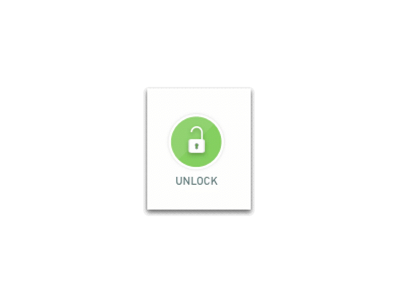Unlock loading animation button gif mobile ui