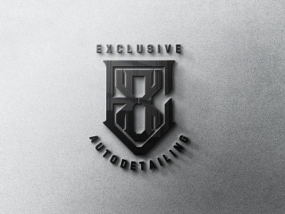 EOX Auto Detailing Monogram Logo autodetailing brandidentity branding design graphic graphic design illustration lettering logo logodesign logodesigner logotype monogram