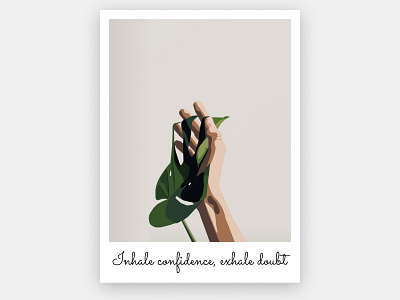 Illustration illustration leaf quote