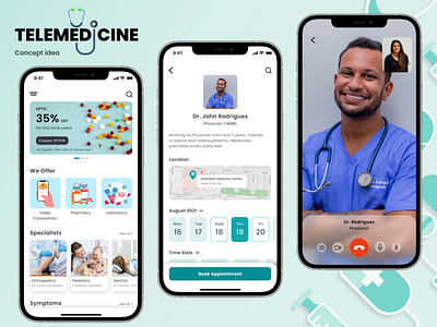 Telemedicine concept idea