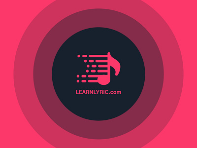 Learn Lyric (Music and Lyric Translation Website) - Logo Design graphic design logo