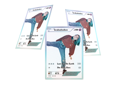 beabadoobee Pokémon Cards adobe adobe photoshop card cards custom customs design designs graphic design music photoshop pokemon product design ps rock