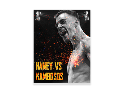 George Kambosos Promotional Poster Concept adobe boxing boxing design boxing poster concept custom customs design graphic design haney kambosos mma photoshop poster posters product design promo sports sports design ufc