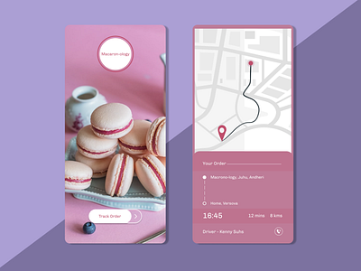 Location Tracker app design ui