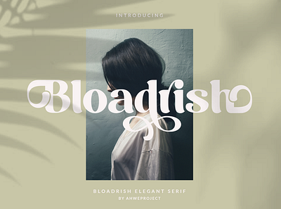 Bloadrish - Elegant Serif Font unique