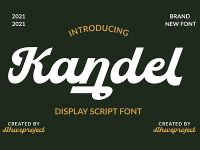 Kandel - Bold Script Font