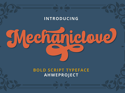 Mechaniclove - Gorgeous and Bold Handwritten Font