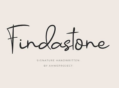 Findastone - Signature Handwritten photography