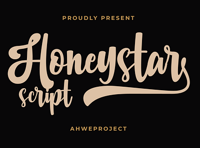 Honeystar - Handwritten Script english