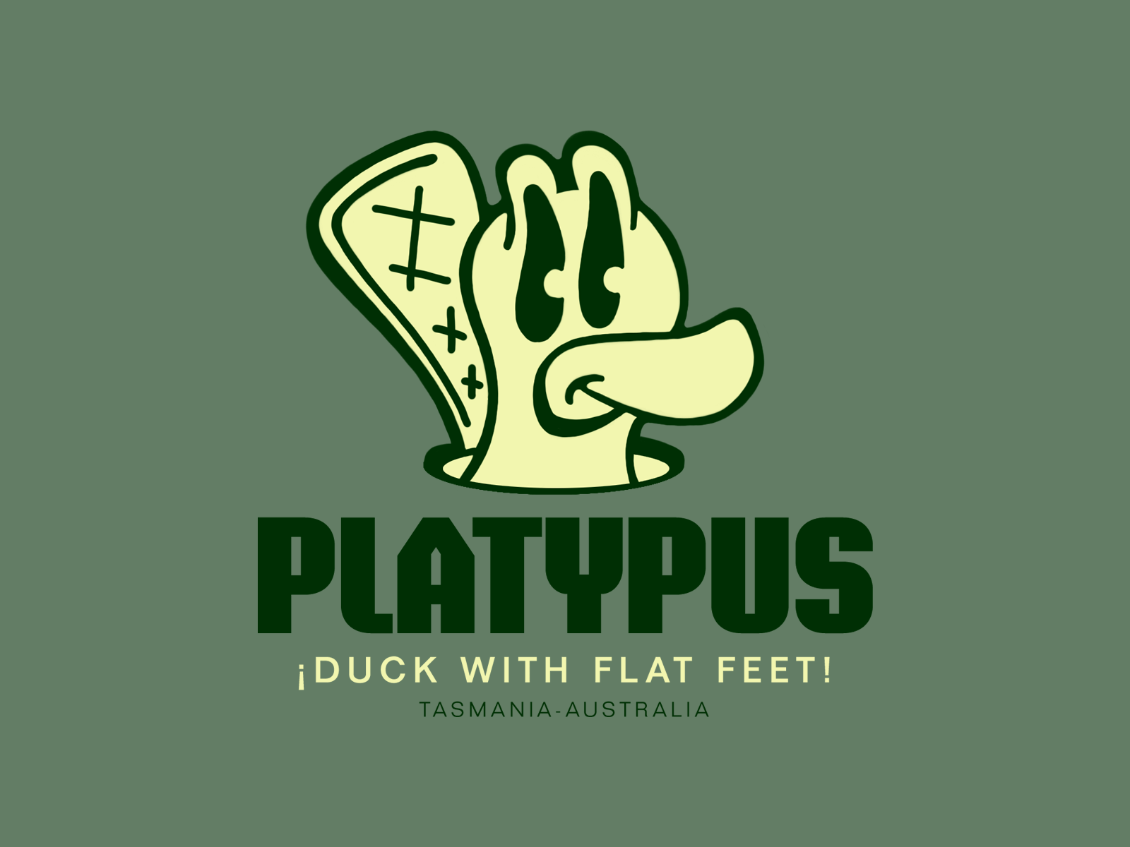 platypus design graphicdesign illustration typography vector