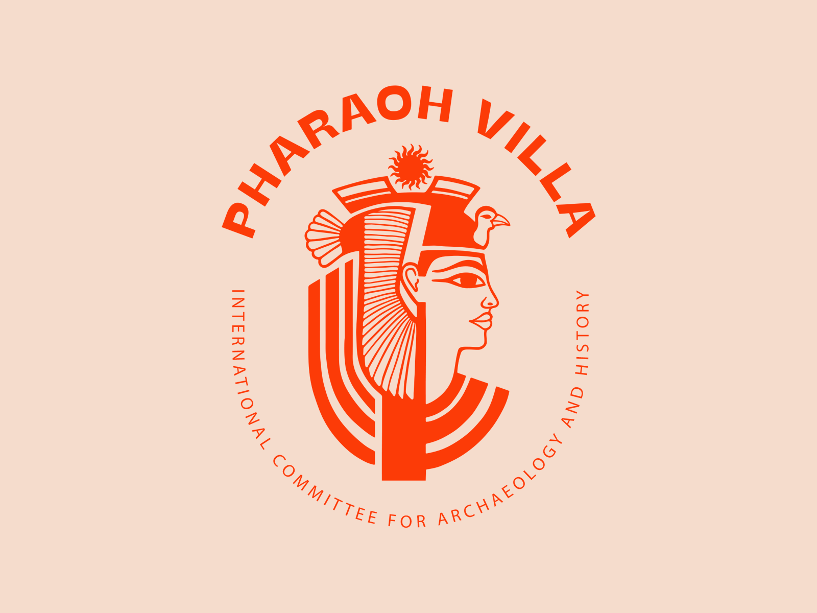 PHARAOH VILLA brand brand design branding design graphicdesign icon icon design illustration logo logodesign logotype seals stamp vector