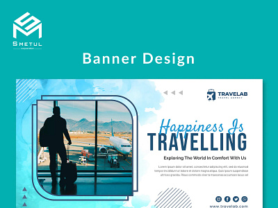 Banner design banner branding design graphic design graphicdesign illustration minimal motion graphics travelagency ux