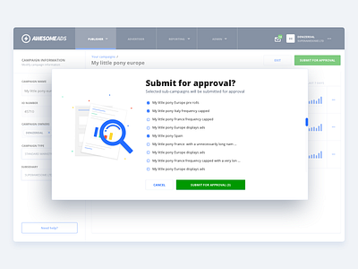 Approval Modal