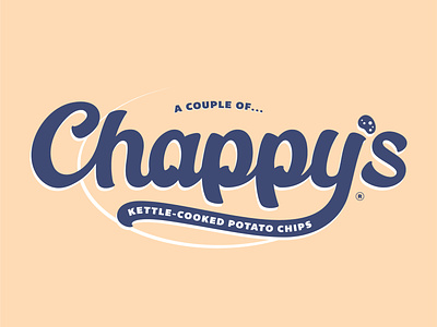 Chappy's Potato Chips lettering logo typemark