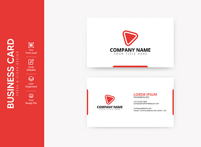 Modern Corporate Business Card Template new professional