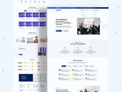 Landing Page for Software Company branding creative work design psd template software ui ui template web template web ui