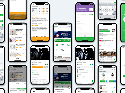 Circledoo | Mobile App class flat ios iphone x learning school ui ux