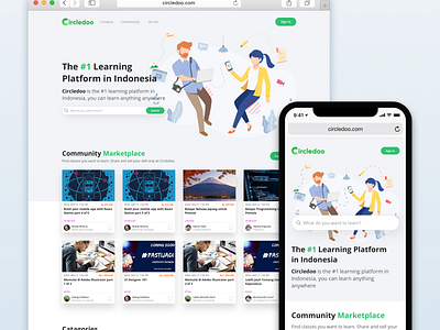 Circledoo | Website by Burhanudin Yusuf on Dribbble