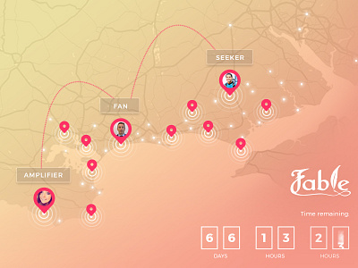 Fable Dorset Marketing bright concept customer dorset event gradient journey map marketing ticket ui ux