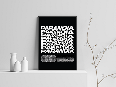 Paranoia art design graphic design illustration typography wallpaper