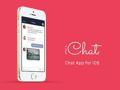 iChat App chat ios whatsapp