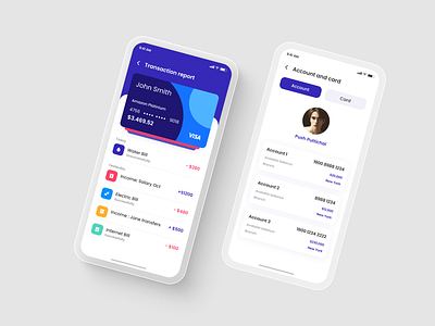 Fintech app ui