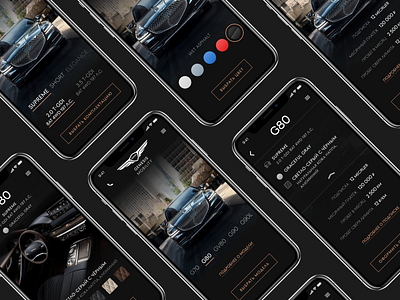 Car-picking flow, mobile ui