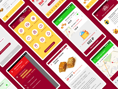 Food Delivery App app design