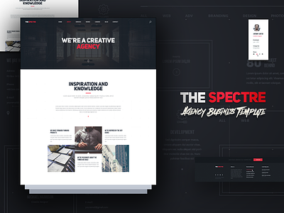 The Spectre design photoshop seattle sketch template ui ux web webdesign