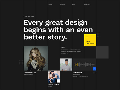 Better Story Landing Page Concept