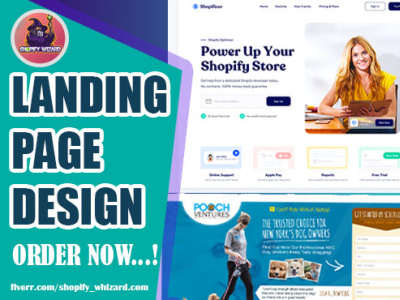Landing Page design landing page design landingpage sales page shopify shopify landing page shopify store
