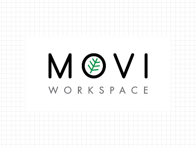 MOVI workspace Logo branding illustration logo design movi