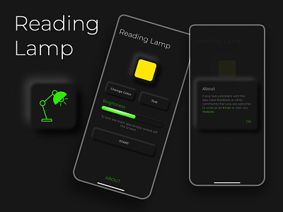 Smart Home App Design - Dark Mode