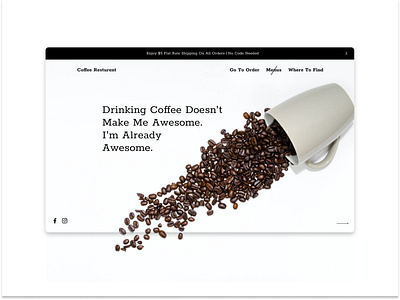 Coffee Restaurant_ landing page