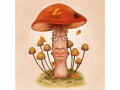 IMG 20201004 232319 890123 01 art artist artwork cartoon character characterdesign children book illustration creative cute drawing illustration mushrooms