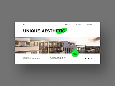 Website for an architectural firm architect website architectural firm architecture architecture design architecture website concept landing page ui ux webdesign website design