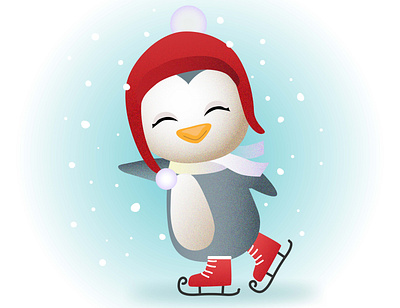 pinguin design illustration illustrator vector