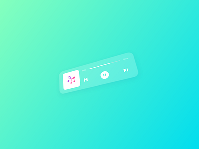 Player Glassmorphism apple music dailyui deezer design flat glassmorphism spotify uiux