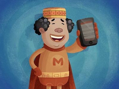 Musa animation app character hero illustration iphone video