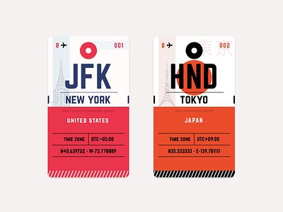 Download Luggage Tag Designs Themes Templates And Downloadable Graphic Elements On Dribbble