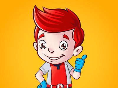 Mascot brand illustration mascot red sketch thy