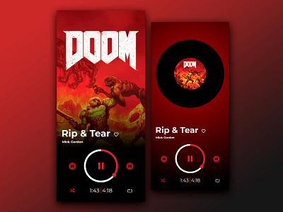 Daily UI #9 Music Player