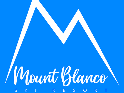 mount blanco branding dailylogochallenge design graphic design illustration illustrator logo minimal mountain typography