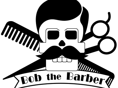 bob the barber branding dailylogochallenge design graphic design icon illustration illustrator logo typography vector